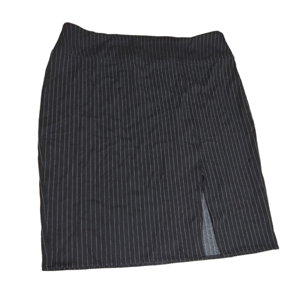 Worthington Skirts Worthington Black And White Striped Pencil Skirt